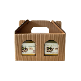 Pistachio flavor gift box. Pesto and Pistachio cream tasting box