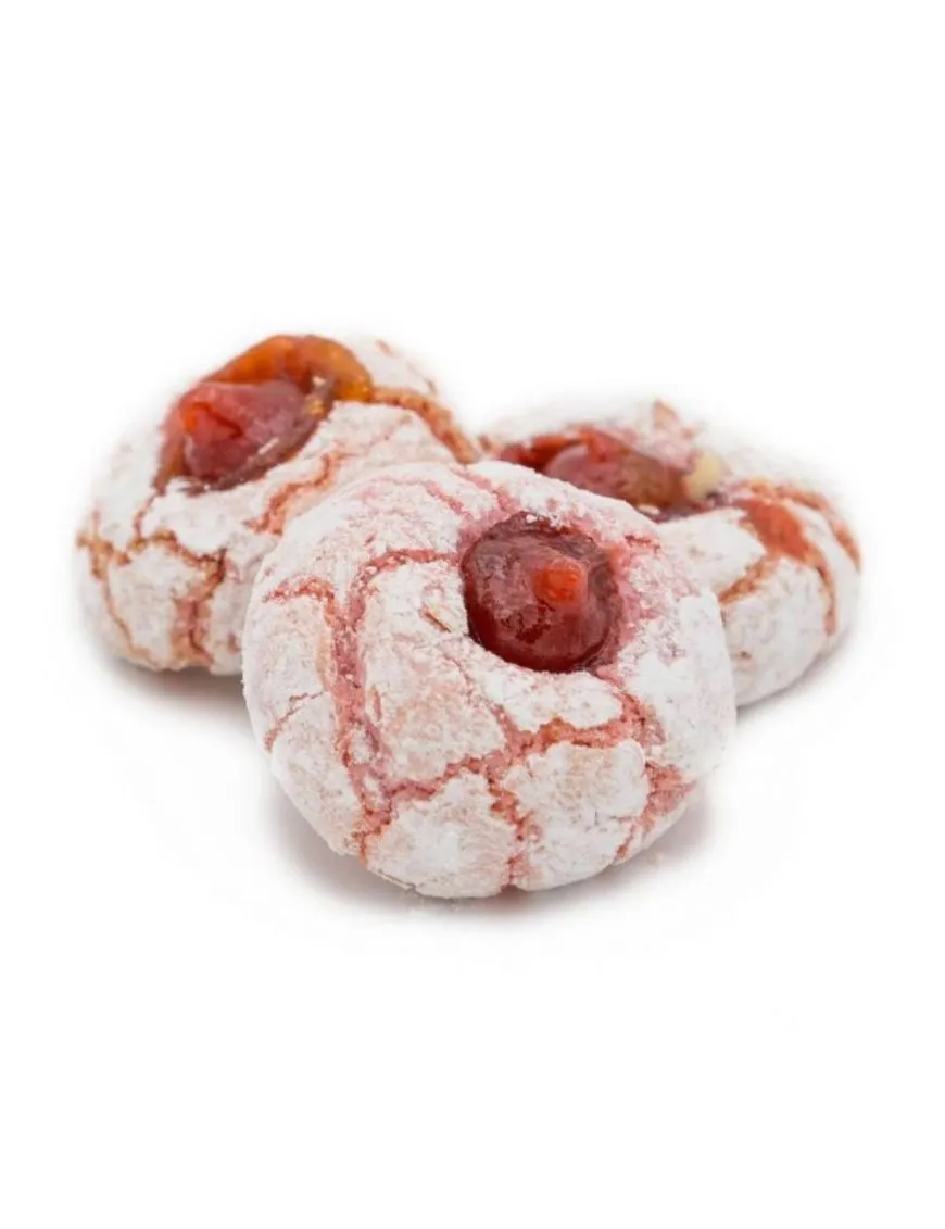 Nuvolette alla Fragola, almond pastries from Pasticceria Inglima