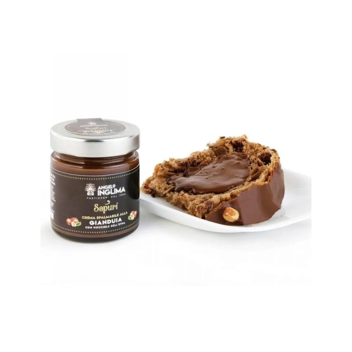 Gianduia spreadable cream with Etna hazelnuts from Pasticceria Inglima