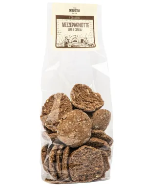 Semprebuono Toasted Bread - Sicilian Semi and Cereal Mezzepagnotte  BIO