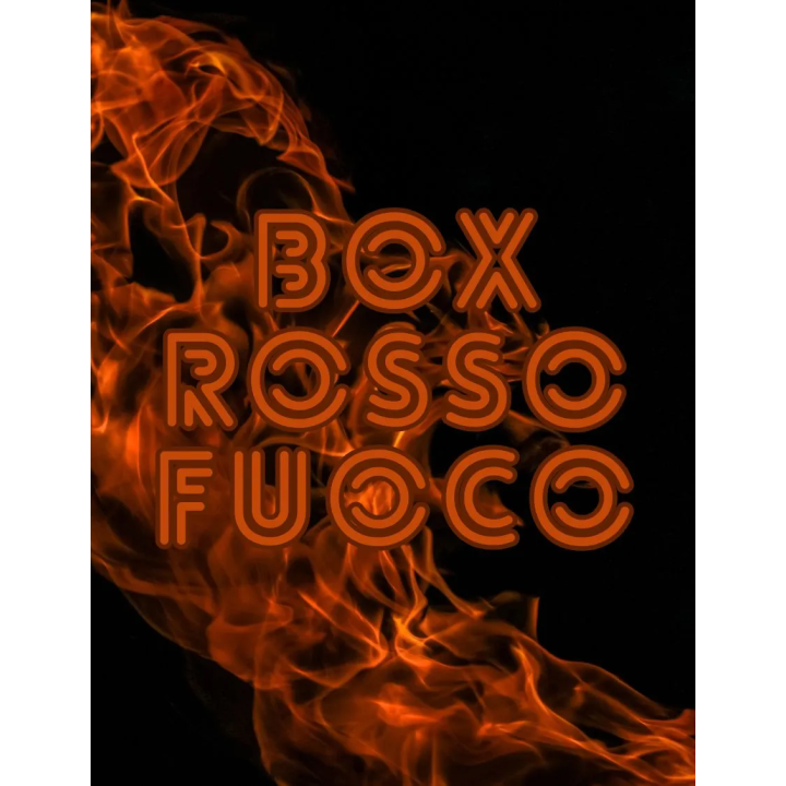 Confezione Regalo Rosso Fuoco con prodotti tipici siciliani piccanti