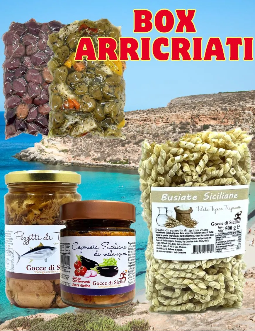 Arricriati Box, a Gift Box with many typical Sicilian products