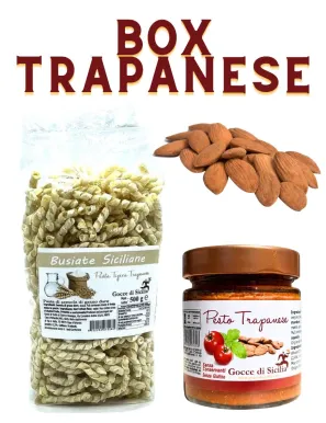 Box trapanese. Kit pasta alla trapanese facile e veloce per 4 persone