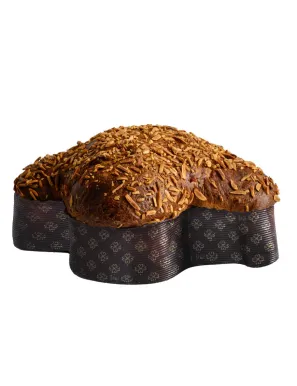 colomba con pesca di leonforte e mandorla