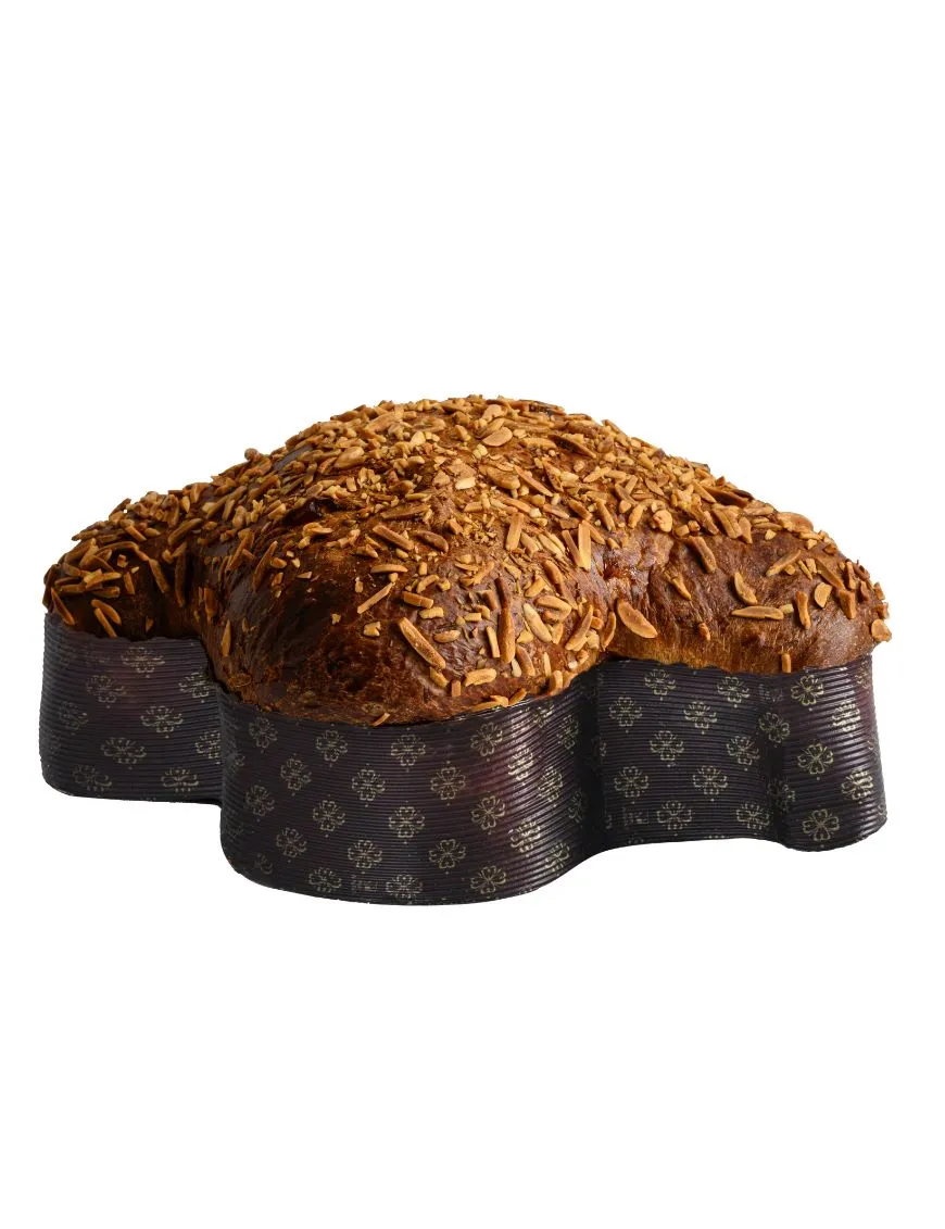 Sicilian Artisan Colomba with candied IGP Leonforte Peach and Almond - Fiasconaro