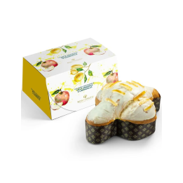 Artisan Sicilian Colomba with Limoncello Cream and Annurca PGI Apple - Pasticceria Bonfissuto