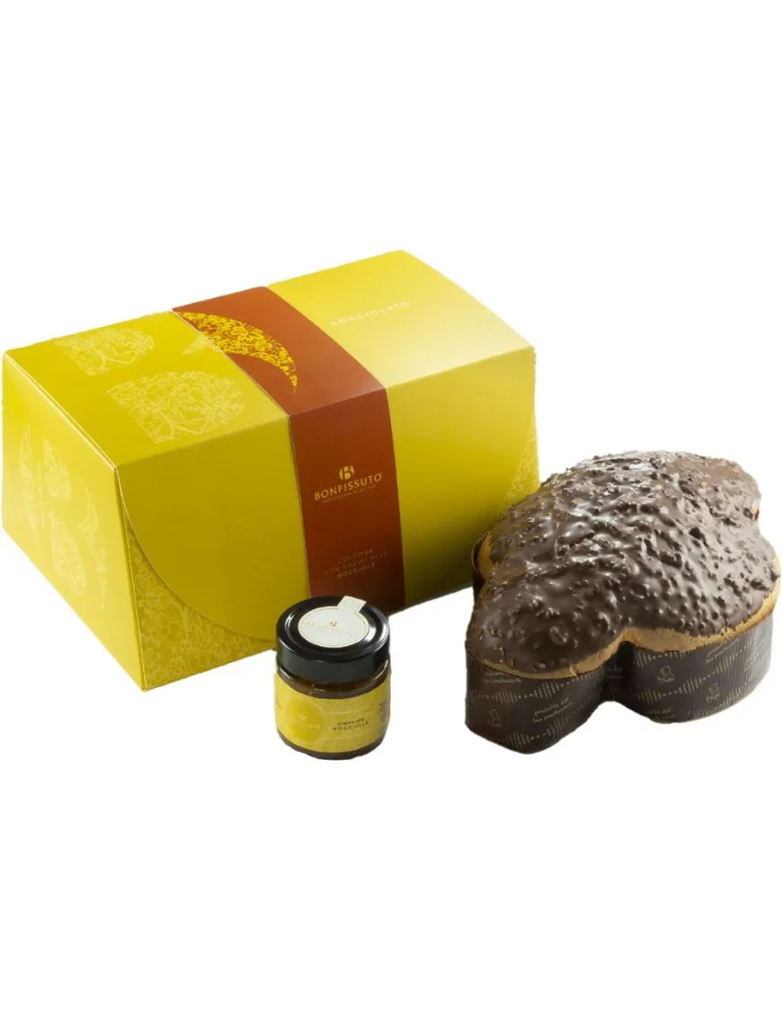 Artisan Sicilian Colomba with Hazelnuts - Pasticceria Bonfissuto