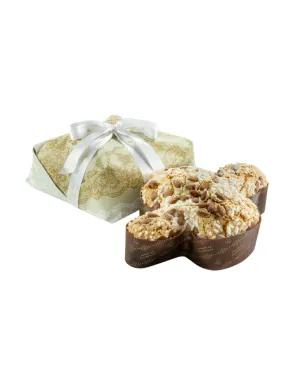 Traditional Sicilian Colomba with candied oranges from Pasticceria Bonfissuto - 750 gr