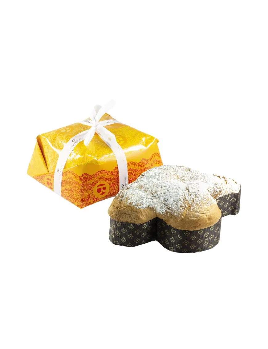 Artisanal Colomba with Pineapple and Apricot 750 grams - Pasticceria Bonfissuto Artisanal Colomba with Pineapple and Apricot 750 grams - Pasticceria Bonfissuto