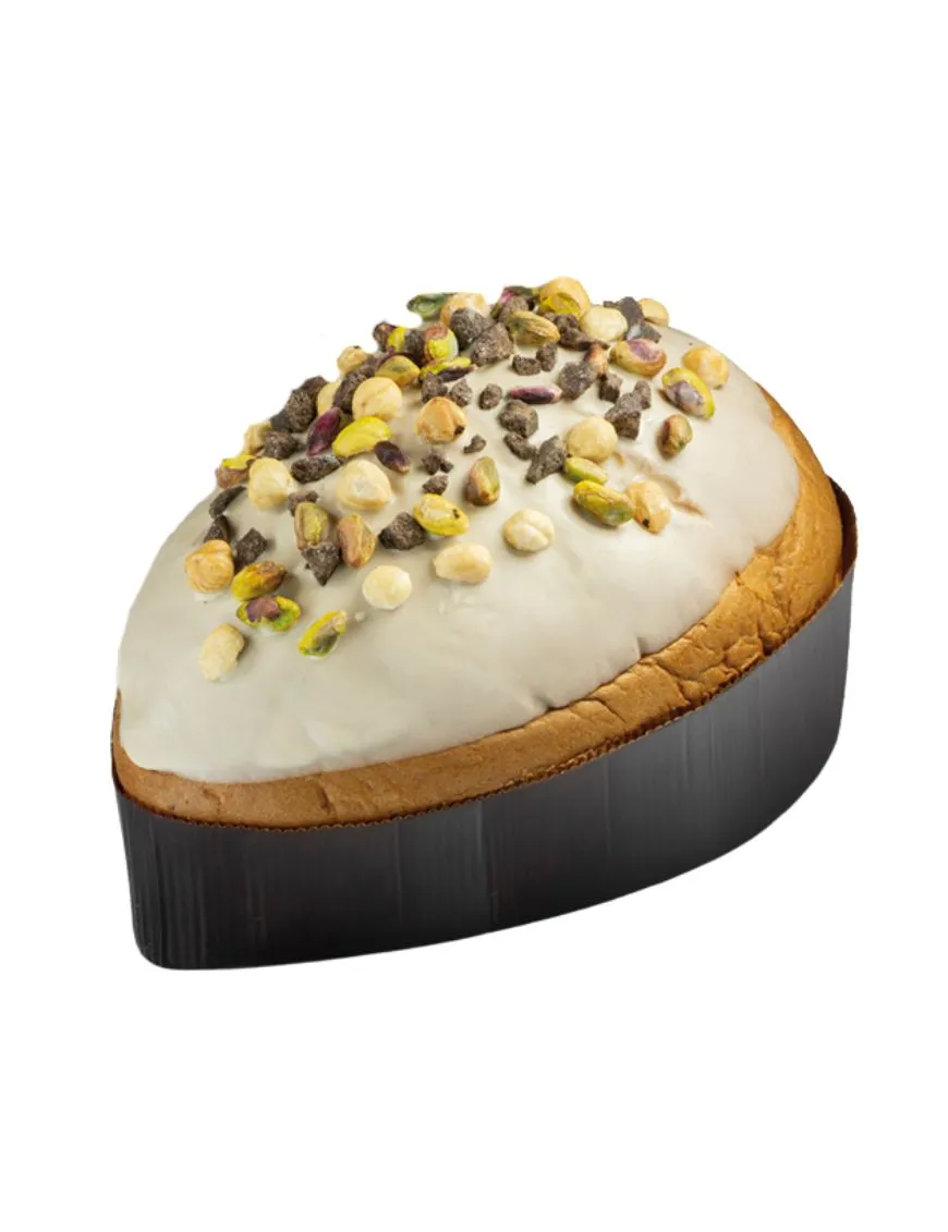 Delicious baked dessert from Pasticceria Bonfissuto, the Panettuovo