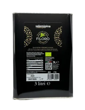 Organic Olive Oil 3 liter tin. - Extra virgin