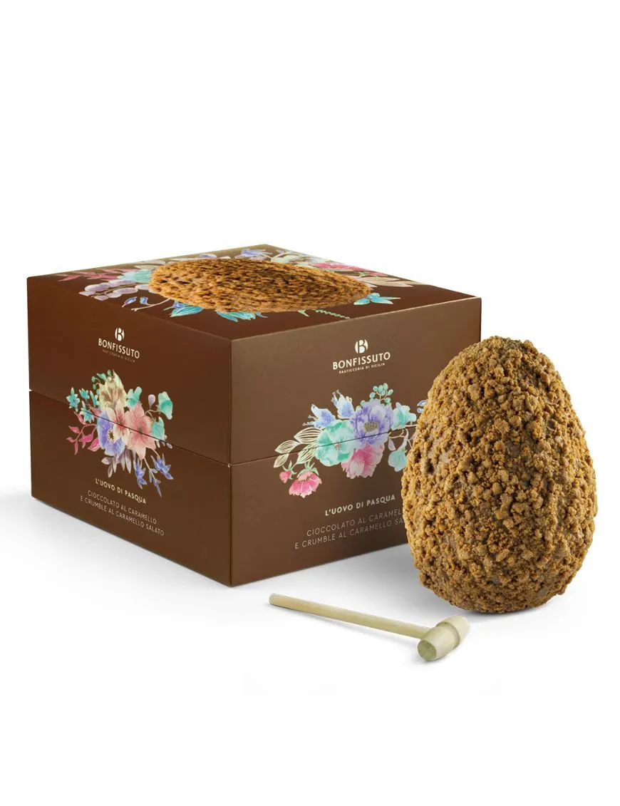 Artisan Salted Caramel Easter Egg from Pasticceria Bonfissuto
