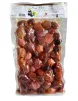 Black olives seasoned peasant style, stored in 300g vacuum bag.