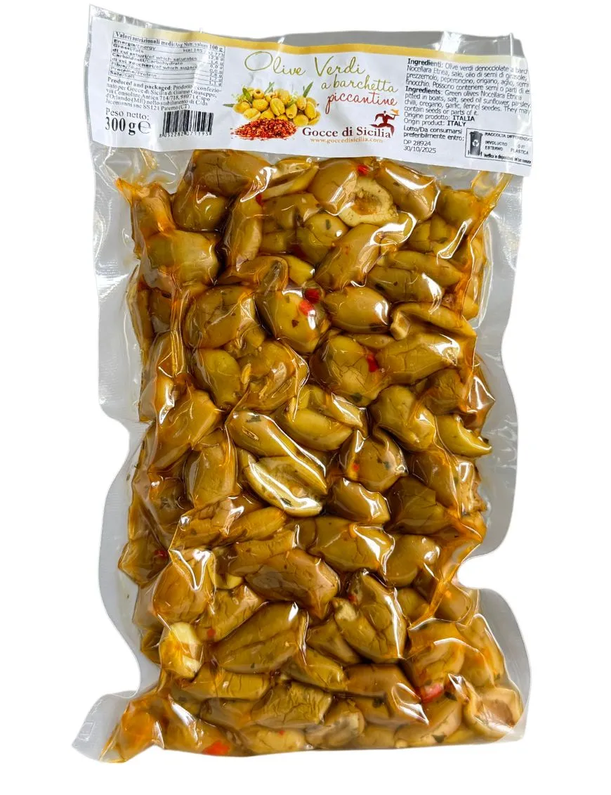 Olive Verdi a Barchetta
