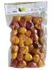 Mix of Natural Olives, stored in 300g vacuum bag.