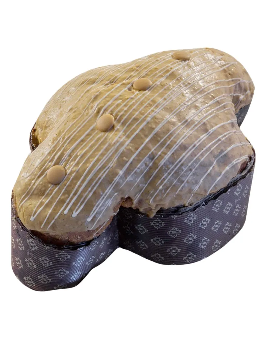 Sicilian Artisan Colomba with Caramel - Nuova Dolceria pastry shop