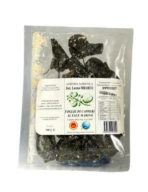 Salina Caper Leaves DOP in 100 gram bag