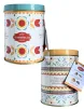 Elegant Primavera Tin with Pistachio and Mandarin Filled Sweets - Tumminello