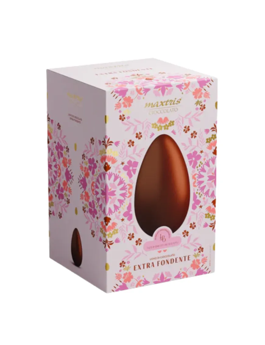 Easter Egg with Extra Dark Chocolate - Maxtris Easter Egg with Extra Dark Chocolate - Maxtris