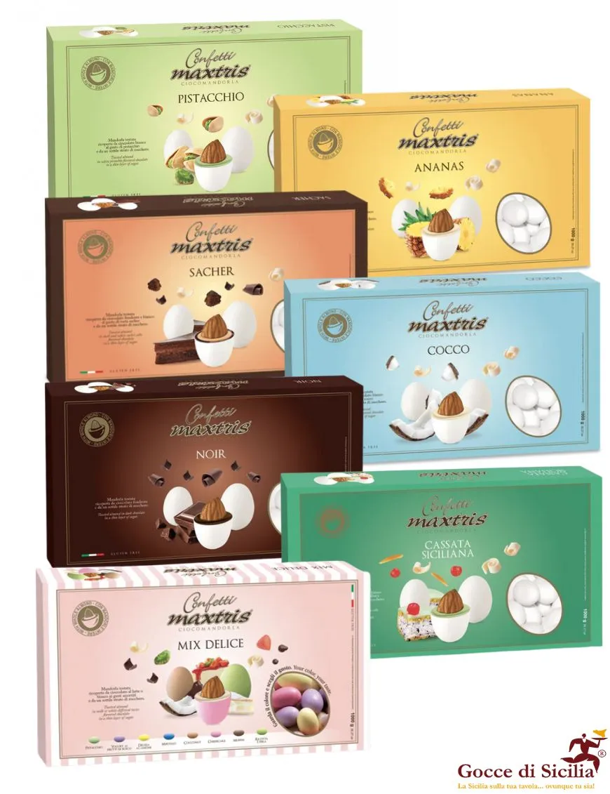 Sposamitù Confetti Kit with 7 packs of confetti in various flavours Sposamitù Confetti Kit with 7 packs of confetti in various flavours