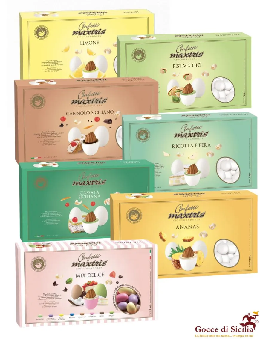 5 Kg Kit Mix dragèe Maxtris - LA CONFETTATA SICILIANA