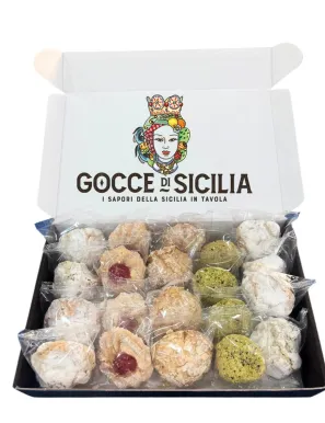 Quattro tipi di Paste di Mandorla siciliane miste