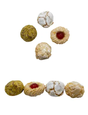Quattro tipi di Paste di Mandorla siciliane miste