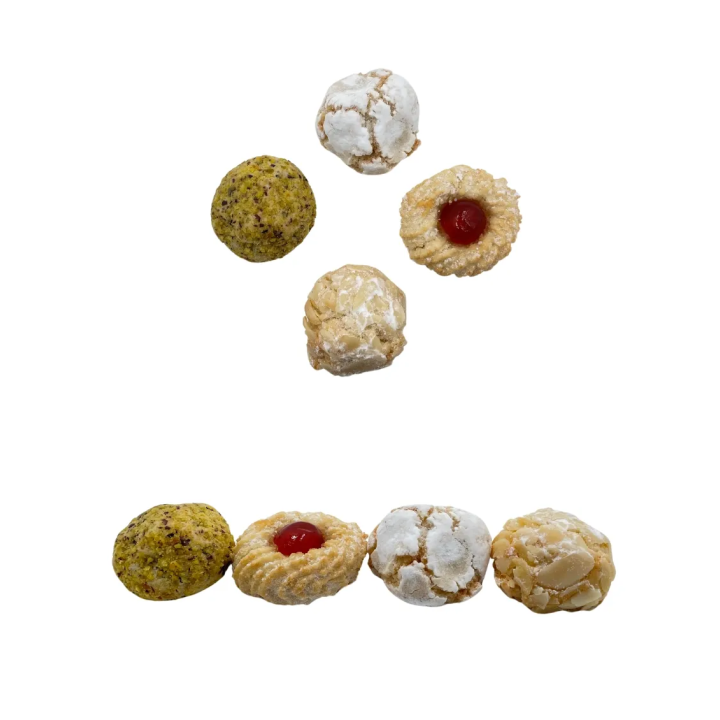 Four types of mixed Sicilian Almond Pastes