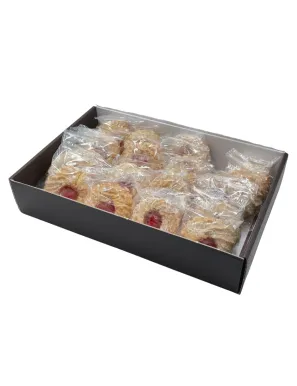 Almond pastries with cherry, typical Sicilian almond sweets