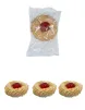 Almond pastries with cherry, typical Sicilian almond sweets