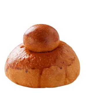 Brioche siciliana con il tuppo. Soffice e gustoso dolce da forno da gustare con granita o gelato.