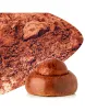 Brioche siciliana al cioccolato con il tuppo. Soffice e gustosa ripiena con pezzi di cioccolato.