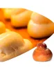 Versione mini delle Brioche siciliane con il tuppo. Soffici e gustose da gustare con granita o gelato.