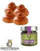 Box with Tuppo pistachio - with four brioches and spreadable cream