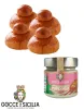 Box with almond Tuppo - with four brioches and spreadable cream
