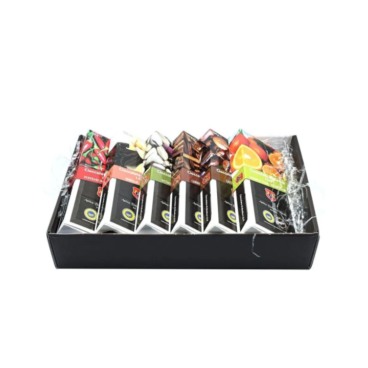 Confezione regalo mix di gusti classici di Cioccolato di Modica