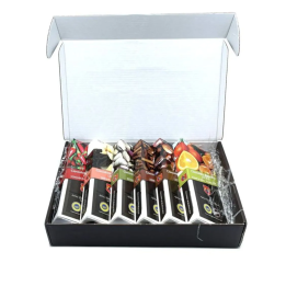 Gift box mix of classic flavors of Modica Chocolate