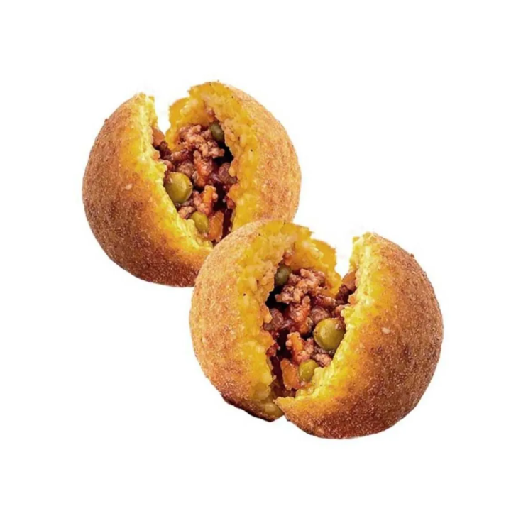 Arancini tondi siciliani artigianali al ragù versione tradizionale
