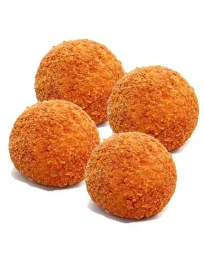 Sicilian artisan round arancini with ragù flavor