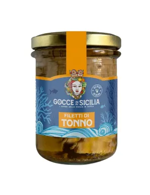Tuna Fillets in Olive Oil Gocce di Sicilia