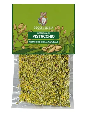 Grains of pure Sicilian Pistachio 100g vacuum-packed