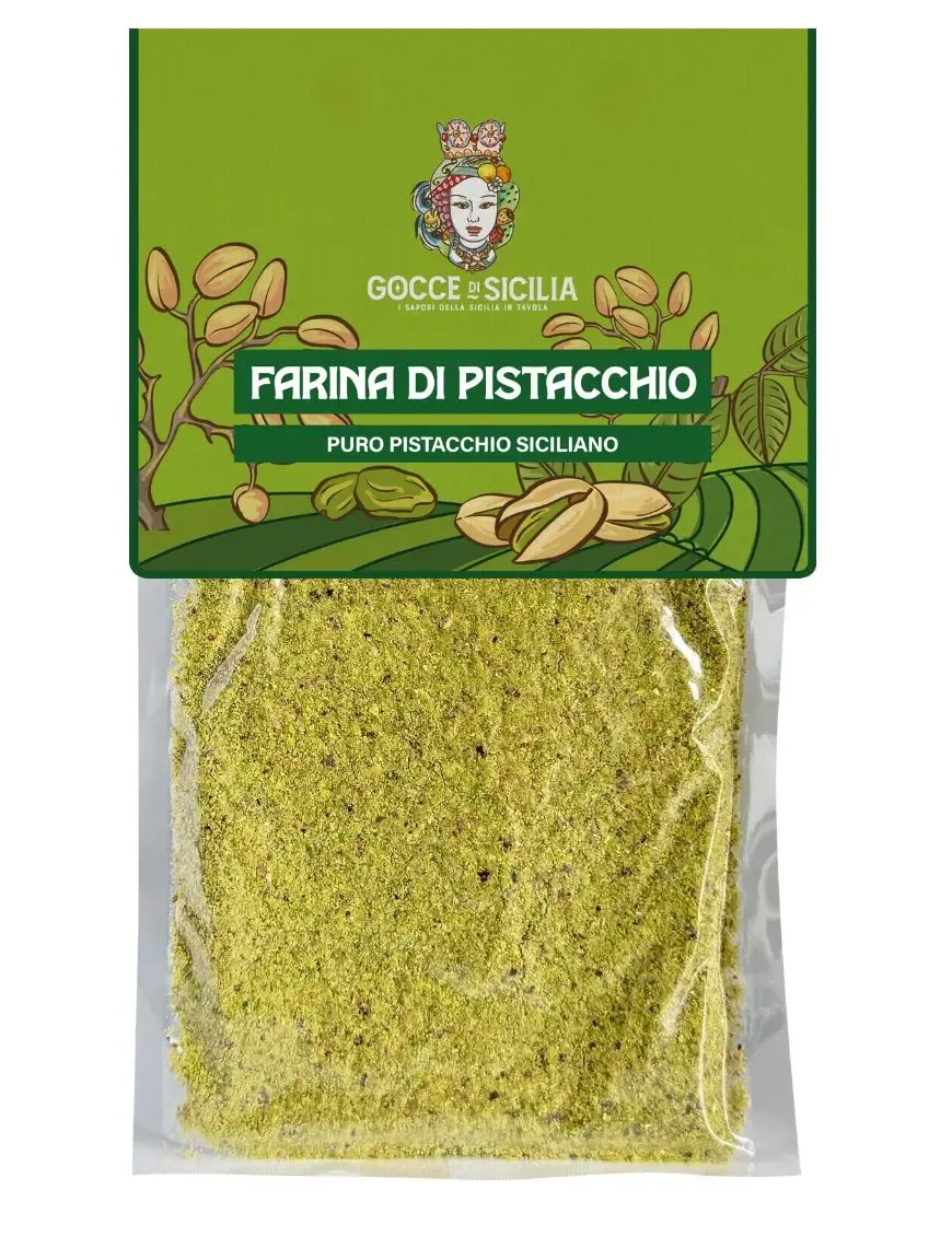 Pure Sicilian Pistachio flour very versatile in the kitchen.