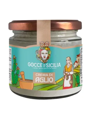 Crema spalmabile a base di aglio
