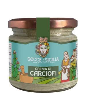 Spreadable cream of Sicilian artichokes