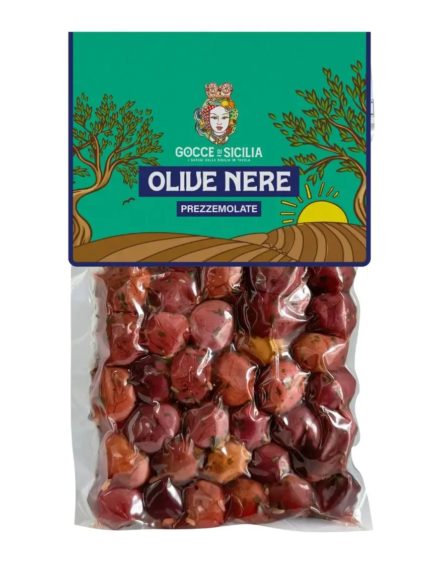 Olive nere Prezzemolate