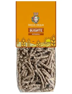 Whole Wheat Busiate Trapanesi - Traditional Sicilian pasta