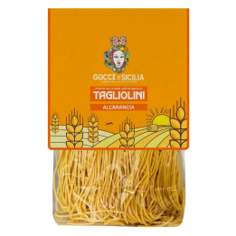 Handmade Tagliolini - Sicilian pasta flavored with orange