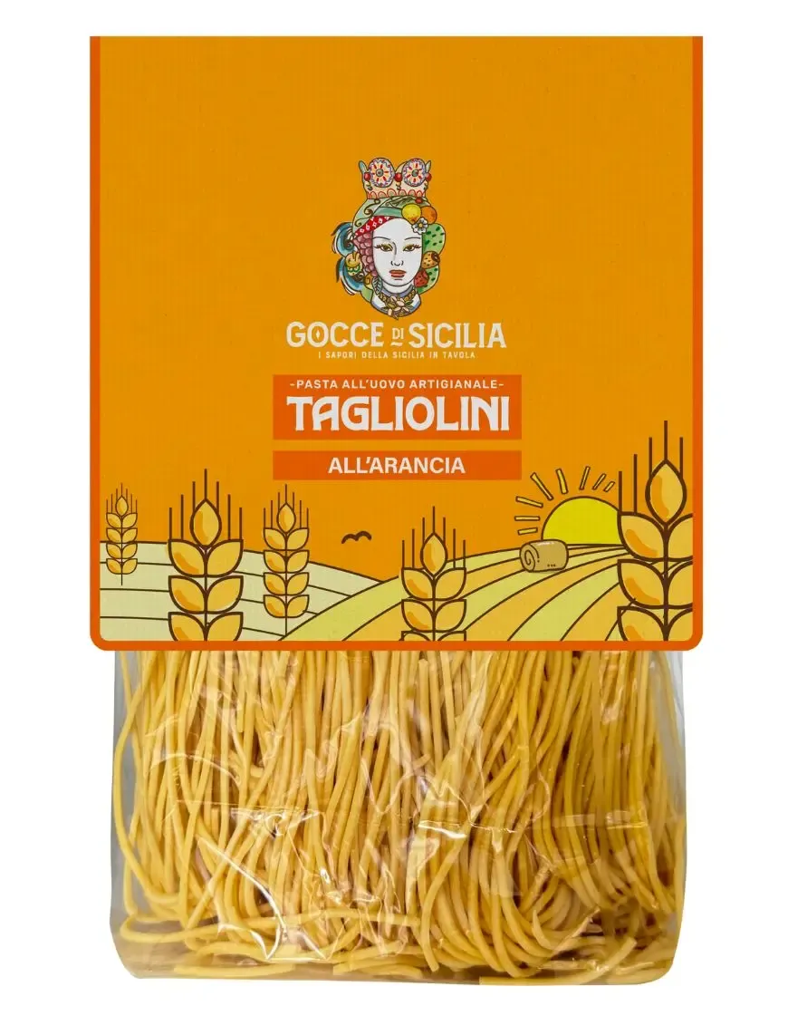 Tagliolini all'arancia (Spaghetti chitarra)
