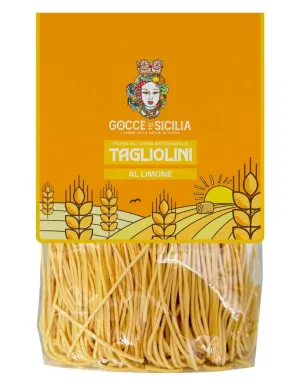 Handmade Tagliolini - Sicilian pasta flavored with lemon