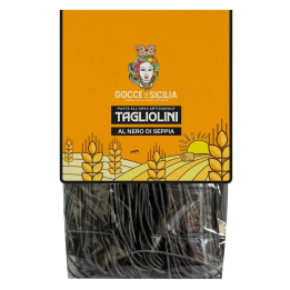 Squid Ink Tagliolini 500 gr | Gocce di Sicilia